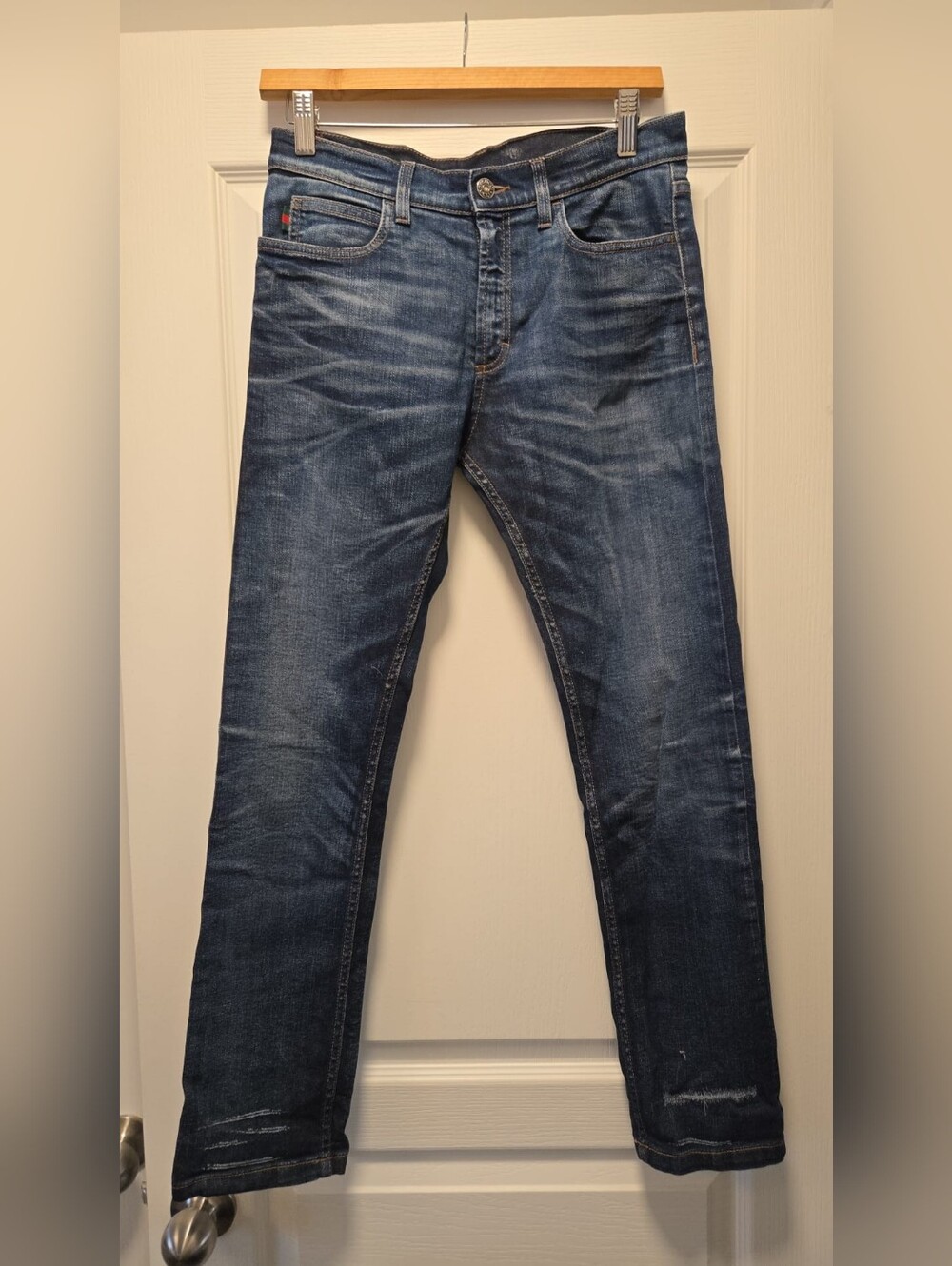 Gucci Women's Straight-Leg Jeans in Washed Blue